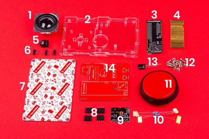 You will get these components in your first STEM Box for Spencer